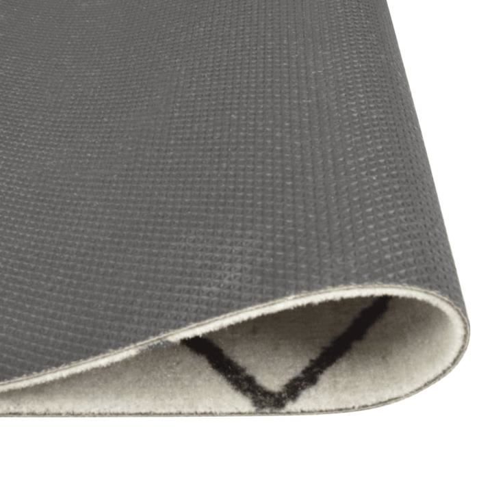 VidaXL Tapis de cuisine lavable impression carrée 45x150 cm velours 136567