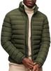 Superdry Fuji Print Padded Winter Jacket (M5011757A-1IP) Green
