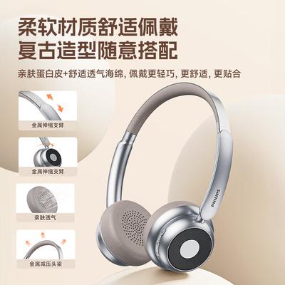 Philips TAH1129 Noise-Cancelling Over-Ear Wireless Bluetooth Headphones