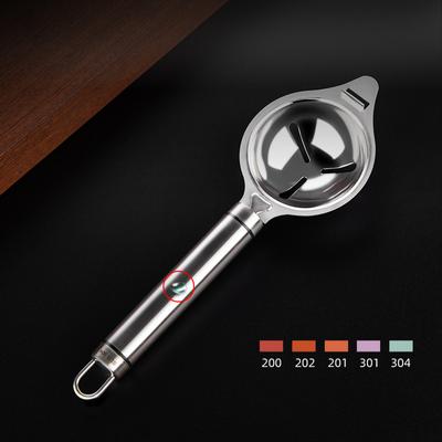Eiweiß-Trenner, Edelstahl-Werkzeuge, Eier-Eigelb-Filter, Gadgets, Küchenzubehör, Trenntrichter, Löffel, Teiler, Utensilien
