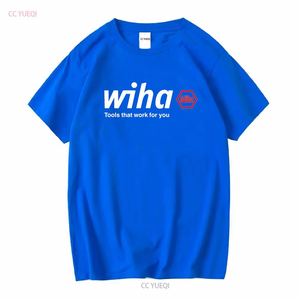 Wiha Tools Logo T shirt Sz S 4XL American Funny USA vintage Washed fashion Stylish Breathable Top For Everyday Wear graphic
