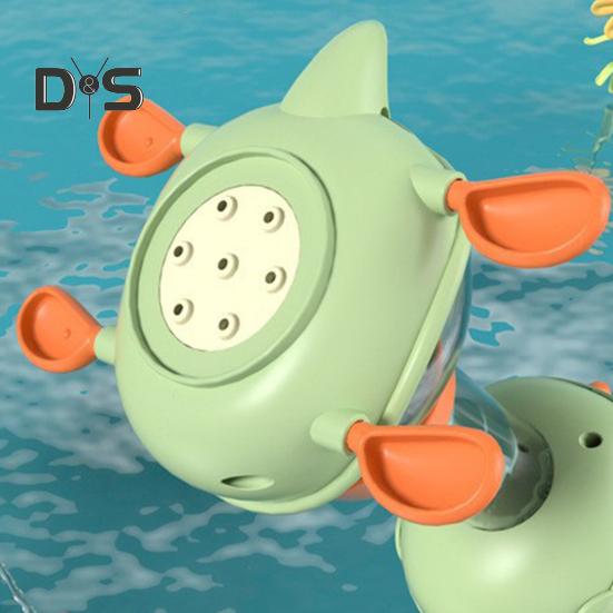 Dinosaurier-Badespielzeug für Babys, Sprinkler-Badewannenspielzeug, spiralförmiger Wasserfluss, gleichmäßiger Ausgang, Babyparty, Osterkorbfüller, Geschenk