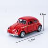 Classico 1: 36 Giri Lega Doppia Porta Retrò Maggiolino Auto Modello Ragazzi e Bambini Compleanno Giocattoli Regali Mini Veicolo Ornamenti