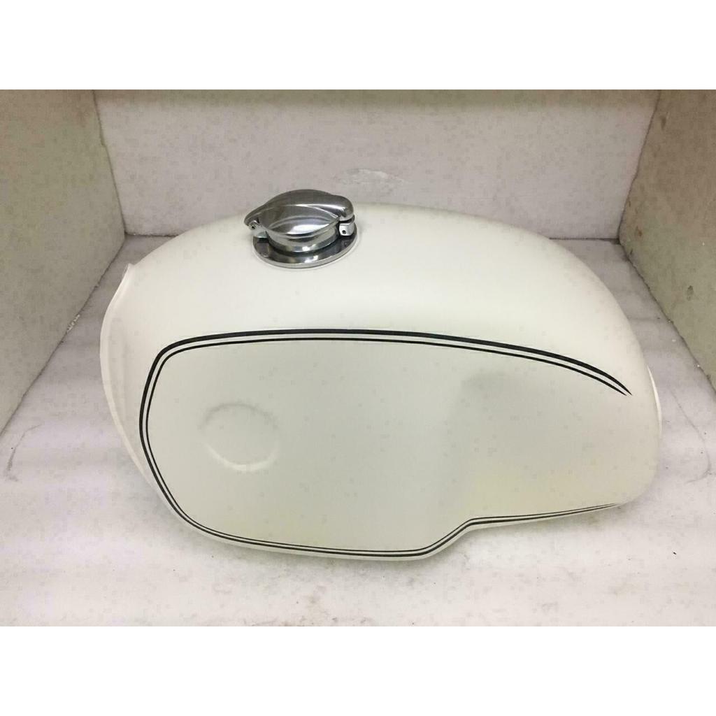 BMW R100 RT RS R90 R80 R75 WHITE PAINTED STEEL PETROL FUEL GAS TANK |Fit For