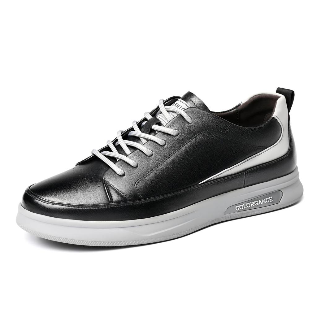 Men's Shoes 2025 Summer New White Casual Hollow Hole Cool Leather Shoes Men's Breathable Board Shoes Tide