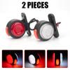 12V 24V Truck Dual Face LED Side Marker Light Mini 3-sides Rear Tail Brake Position Cargo Parking Lamp For Trailer Bus RV Van
