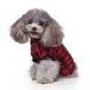 Warm Small Dog Jumpsuits Fleece Dog Overalls Pajamas Cute Winter Dog Pajamas