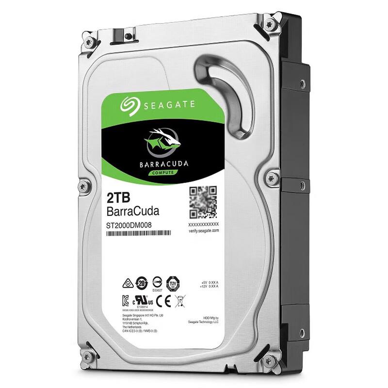 Seagate Barracuda 2TB 7200RPM 3.5-inch Desktop Hard Drive