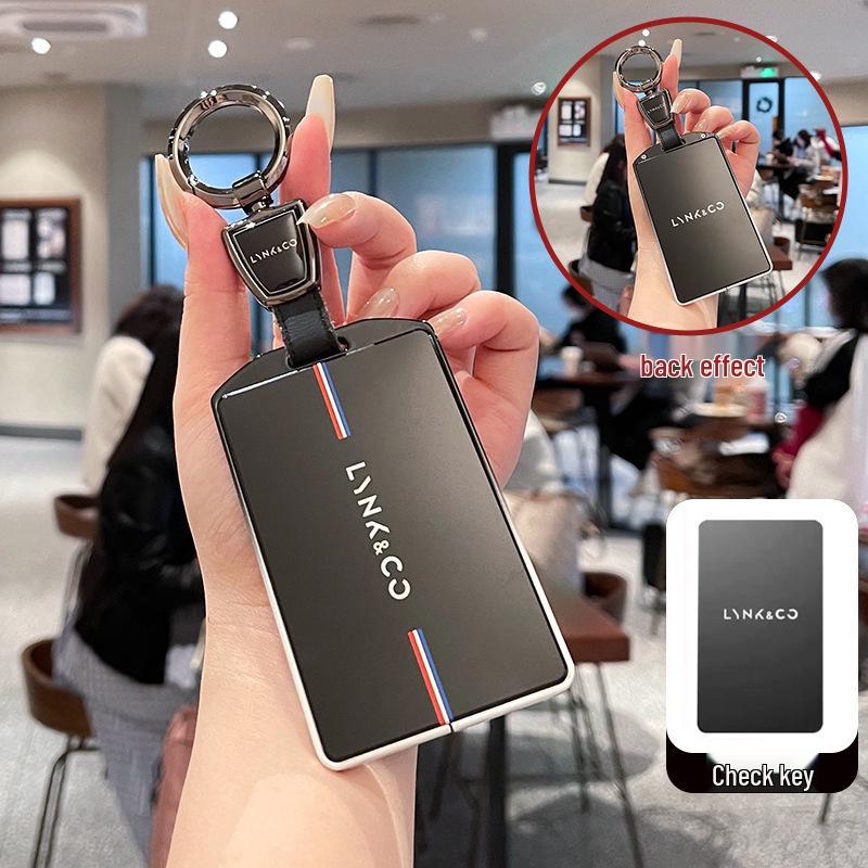 Lynk & Co 07/08/09 Suede Key Card Cover - Men's & Women's Remote Holder (2024)