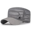 Outdoor Sports Cap Summer Mesh Breathable Casual Sun Hat Unisex Solid Color Baseball Cap