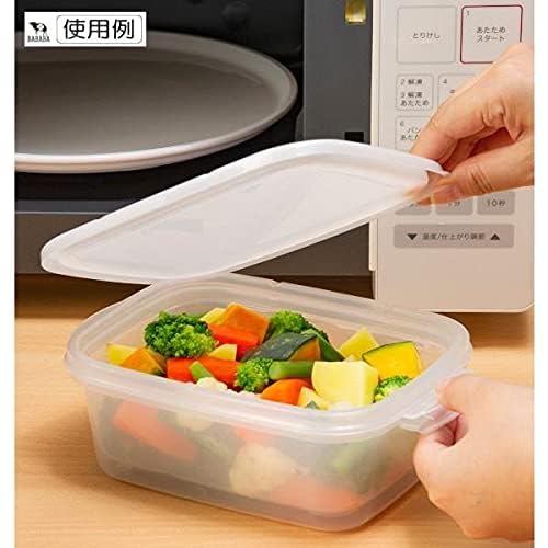 Inomata Chemical Co., Ltd. Microwave Cooker for Warm Vegetables, Clear White, 1.1L Capacity