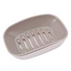 Boîte à Savon Double Couche Séchage Rapide Porte-Savon en Plastique Étagère de Rangement Pratique pour Savon Ménage