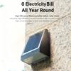 Outdoor Wall Lamp Solar-powered Courtyard Lights Waterproof Balcony Garden Villa Wall Washer Lights Deck Lighting for Pathway