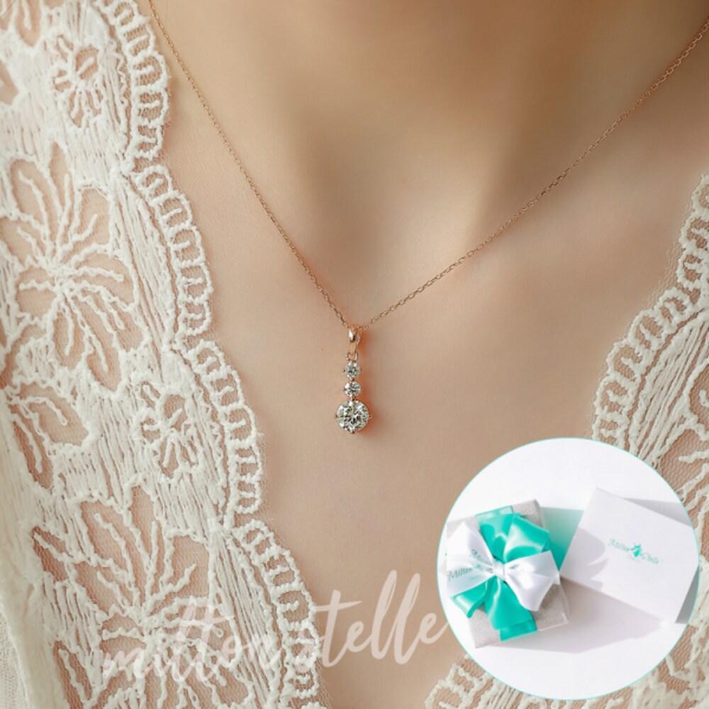 [92.5 Silver/Tutto Di Me] Sorriso 925 Silver Necklace+Handmade+