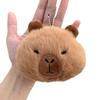 Cute Capibara Plush Keychain Schoolbag Pendant Kawaii Capipala Plushie Squeaky  Accessories Stuffted Toy Pendant Friend's Gift