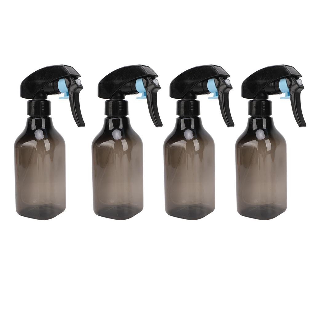 4pcs Hair Spray Bottle Empty Plastic Adjustable Strength Fine Mist Hairdressing Spray Bottle for Barber Salons