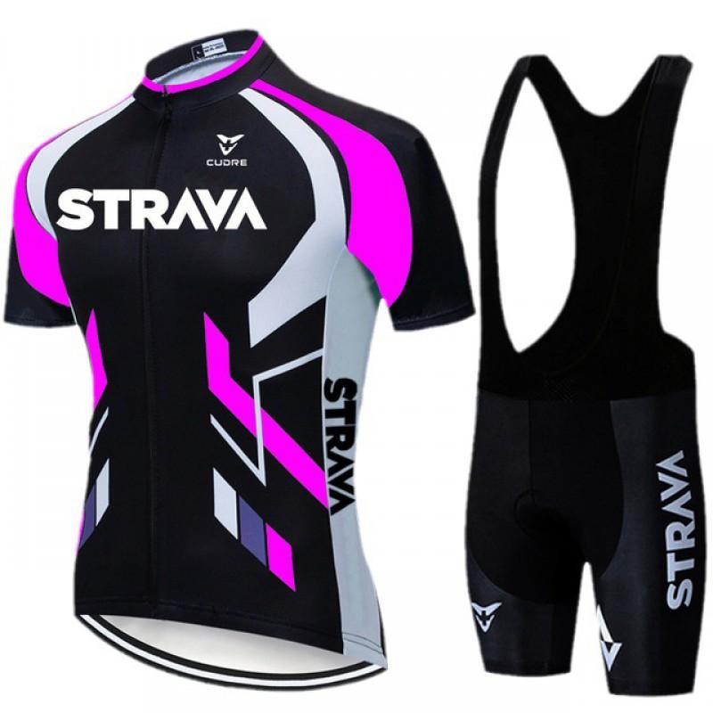 Men Women Cycling Jersey Set Short Sleeve Breathable Performance Bike Clothing Ride Gear