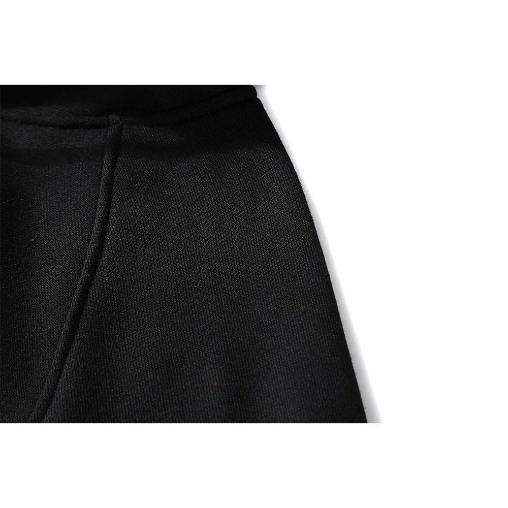 Men's  Casual Solid Hip  Loose Fit Fleece Long Sleeve Hoodie Top Blouse