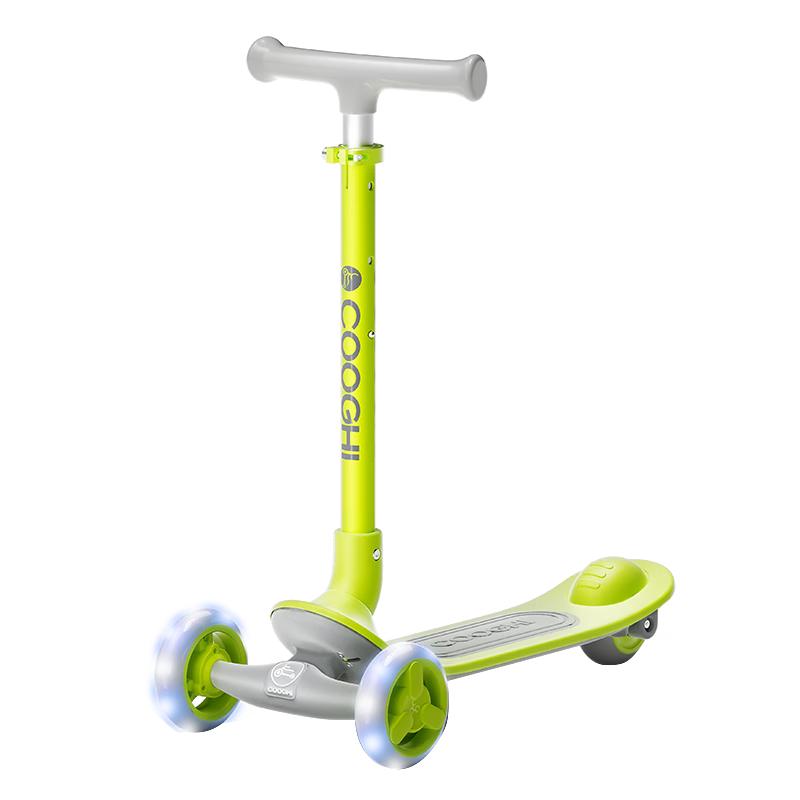 Kuqi Q1 Foldable Children s Scooter with Light-Up Wheels