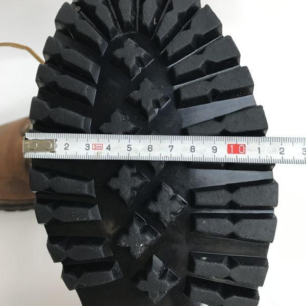 RED WING USA Irish Setter work boots 13D 30.5 brown white square dog tag(USED)