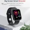D20 Kompatybilny z Bluetooth Zegarek Smartwatch Zasilany Akumulatorowo Kalorie Tętno Monitor Snu
