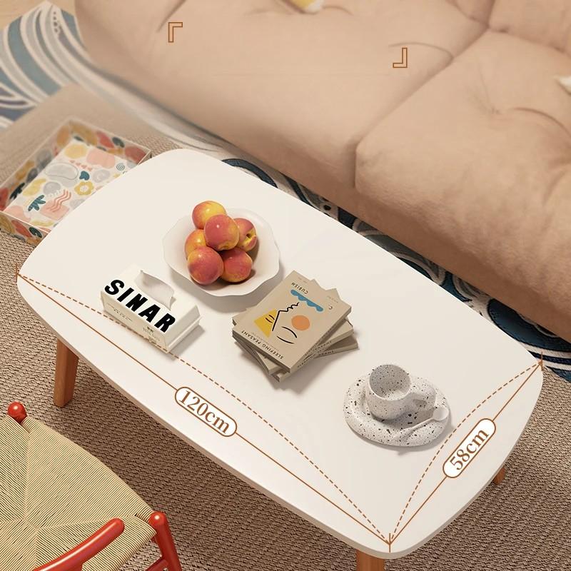 Foldable Solid Wood Coffee Table Space-Saving Multifunctional Desk for Small Apartment Minimalist Modern Kitchen Table