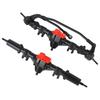 RC Car Front Rear Straight Complete Axle with 2pcs Metal Drive Shafts for Axial SCX10 II 90046 90047 1 10 RC Crawler