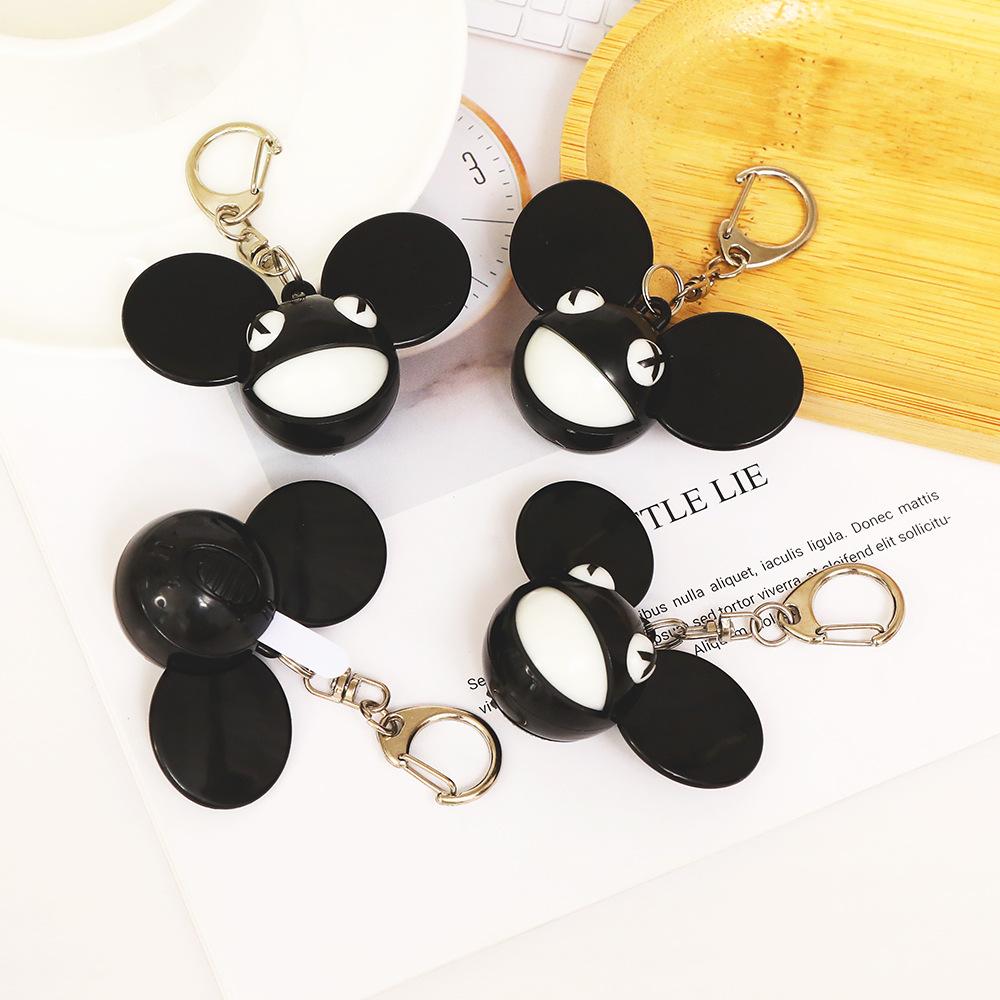 Creative Mouse Hair Light Keychain Trendy Personality Cute Cartoon Pendant