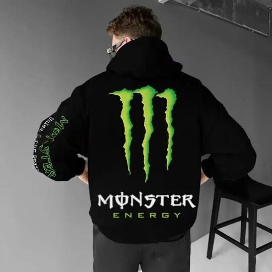 2026 Cross-border Autumn/Winter New Men's Hoodie with Claw Print, Casual and Stylish Long-Sleeved Pullover