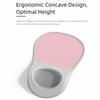 Smooth Surface Mouse Pad with Wrist Rest Non-Slip Wrist Support Pad  Long Hours of Use
