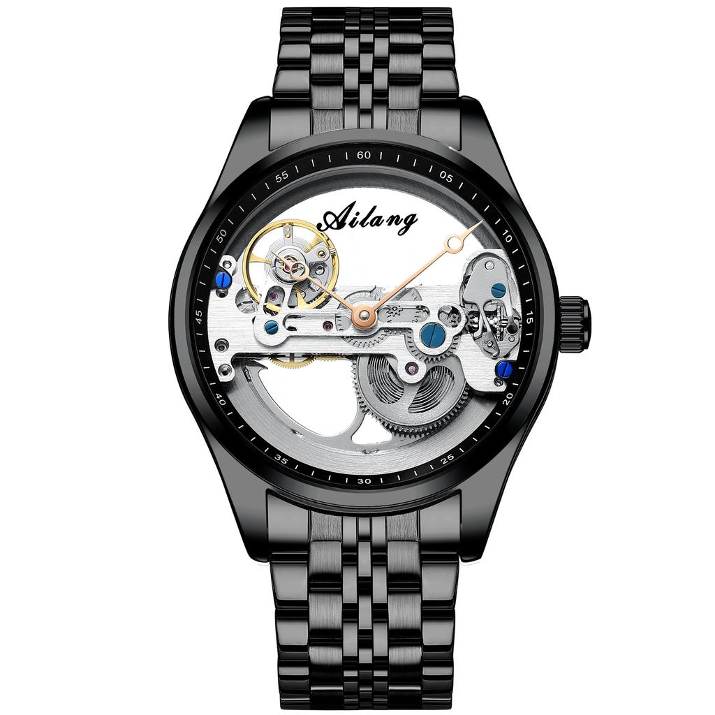 AILANG Neue Automatische Skeleton Mechanische Uhr Männer Koreanische Mode Wasserdichte männer Mechanische Uhr