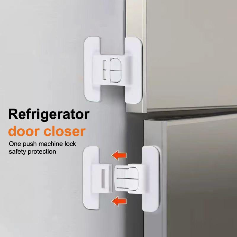 5Pcs Home Refrigerator Lock Safety Fridge Freezer Door Lock Multi-Function Safety Locks Children Security Protector