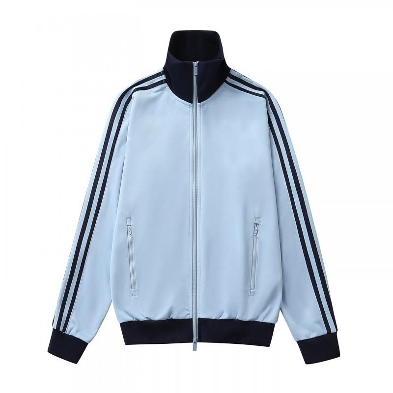 Unisex Cotton Zip-Up Jacket Casual Loose Fit Streetwear Fall Teens Adults
