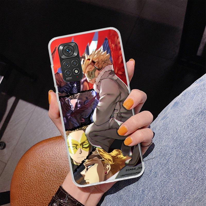 My Hero Hawks Phone Case For Xiaomi Redmi Note 15 14 13 12S 12 11 Pro Plus 14S 11S 11E 10 10S 11T 5G Personalized Cover Redmi No