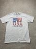 Vintage 90er Born In The USA Single Stitch Shirt Shoebox Greetings Herren Größe L Unisex T-Shirt