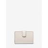 Michael Kors Jet Set Travel Billfold Zip Compact Wallet Medium 35f7gtvf2l2171 Light Cream