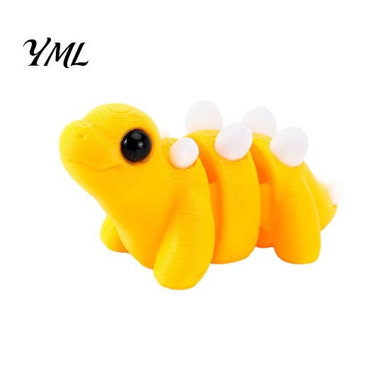 Piccola Decorazione di Dinosauro Giocattolo Stampato 3D, Mini Action Figure di Dinosauro Articolata, Giocattoli Fidget Articolazioni Mobili Decorazione da Scrivania, Bomboniere per Feste