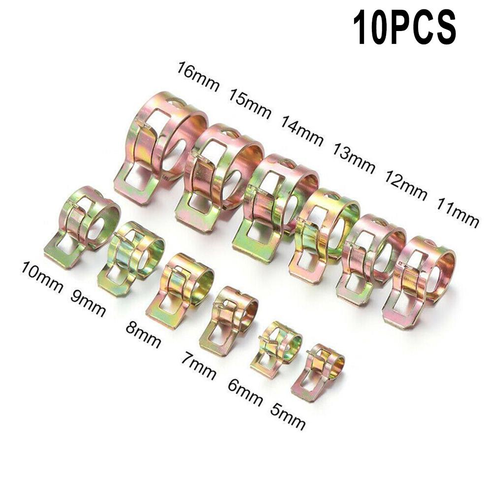 Spring Loaded Silicone Hose Clip for Secure and Leak Proof Connection 10PC Pack