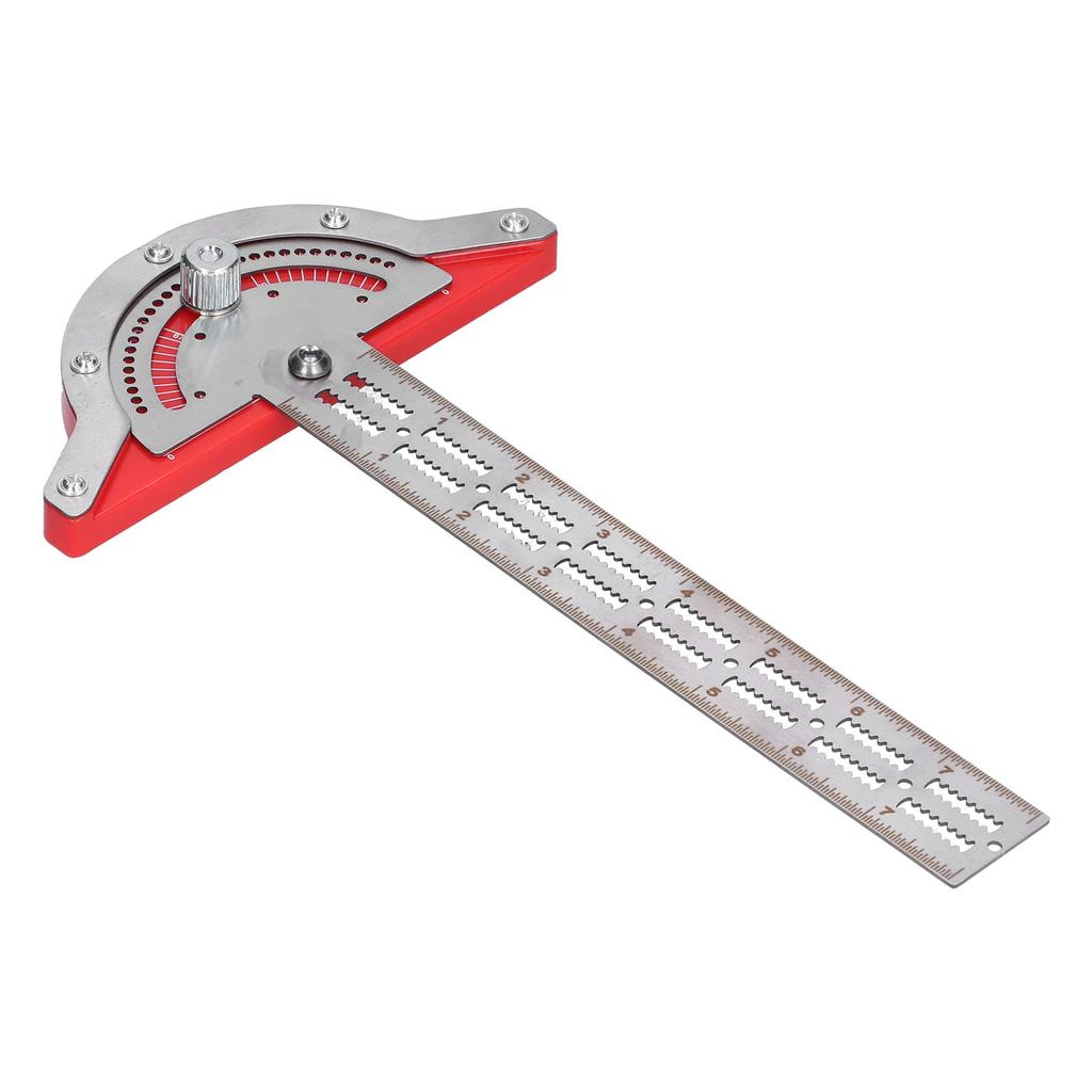 10in Woodworkers Rule Sturdy Clear Scale Precise Wear Resistance with Accessory Measuring Tool