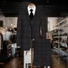Unstiched Blazer Fabric In Checkered Tweed Fabric - 70% Viscose & 30% Poly