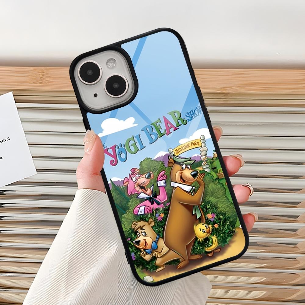 

The Yogi Bear Show Phone Case For Iphone 15 Pro Max 14 12 11 13 Mini 16 8 7 Plus X Xs XR PC+TPU Design Back Cover iphone 15ProMax