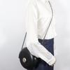 Chanel ChainShoulder Shoulder Bag Evening In the Air Black Leather Women Used