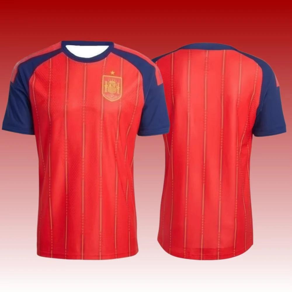

2026 Summer Spanish Football T-shirt - Casual Sports for Men and Women, All Sizes for Children, Casual Sports Training T-shirt 4XL