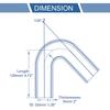 X AUTOHAUX 1 Piece Inner Diameter 1.3 inches (32 mm) Length 4.7 inches (120