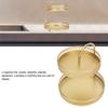 4pcs Gold 2 Tier Fruit Tray Metal 2 Tier Fruit Bowl Fruit Stand Organizer  For Party Event