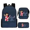 Lilo Unisex Kids Backpack Set Waterproof Oxford School Activities Outdoor