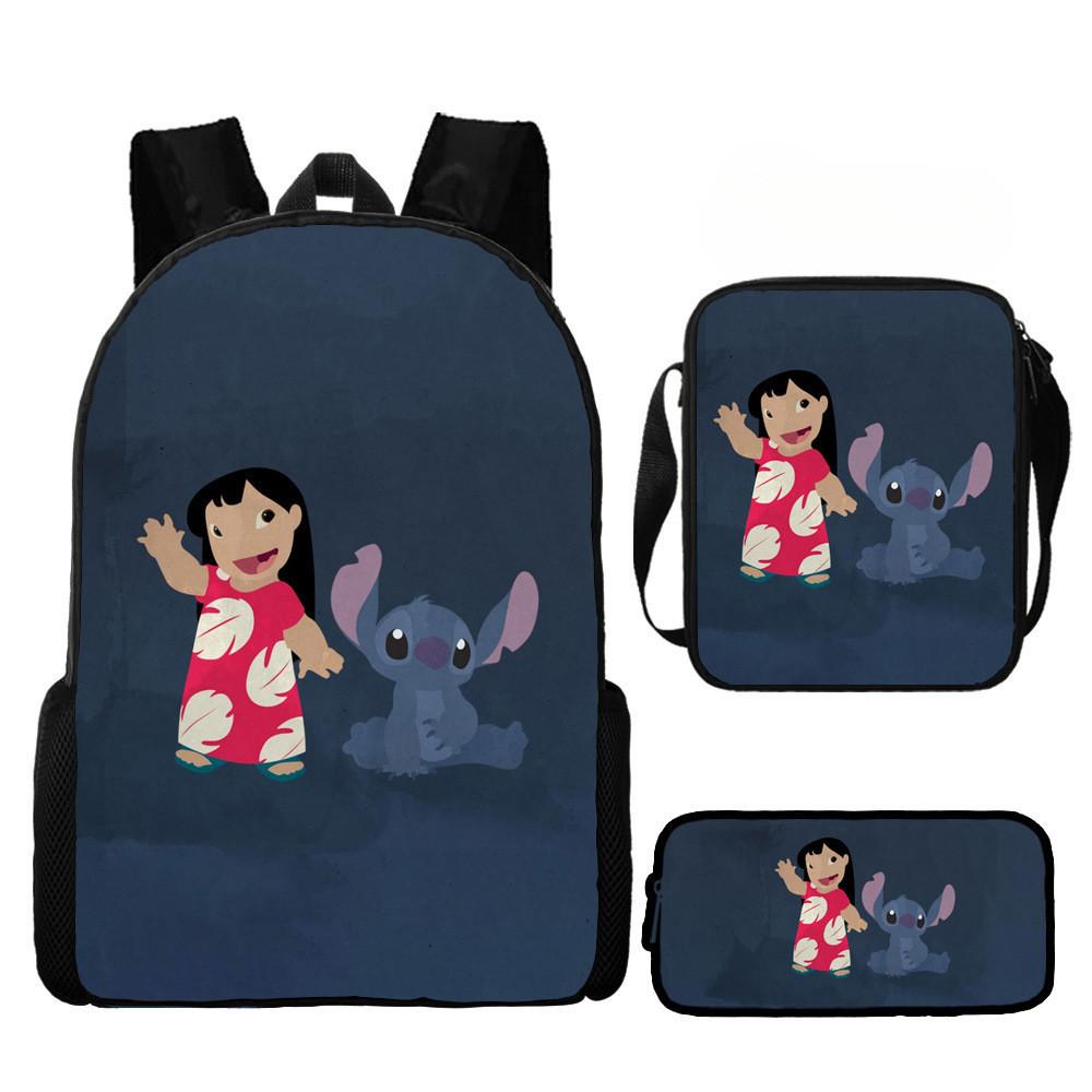 Lilo Unisex Kids Backpack Set Waterproof Oxford School Activities Outdoor