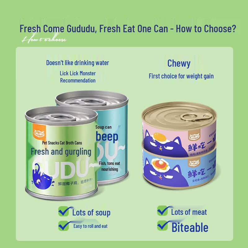 WOWO Wet Cat Food Cans