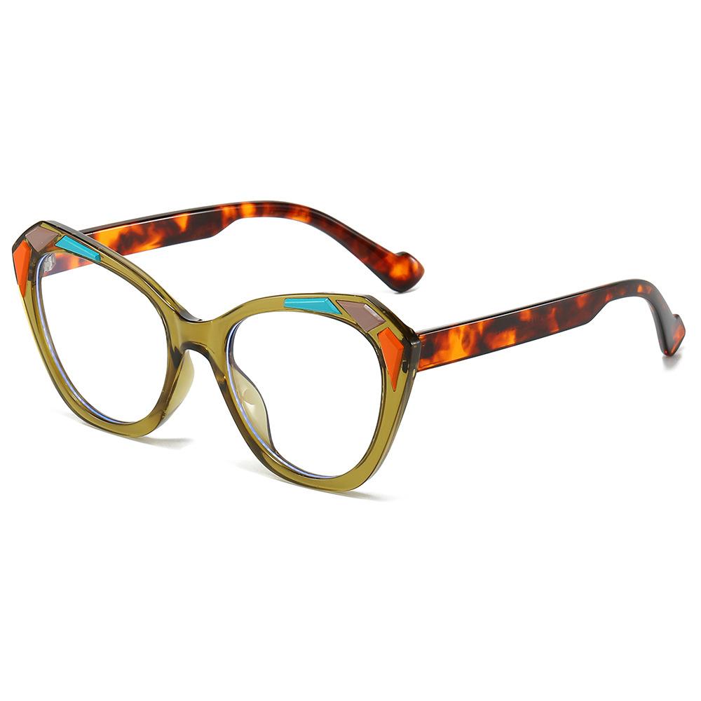 Cat'S Eye Large Frame Sunglasses Personalized Women'S Sunglasses High-End Catwalk Sunglasses