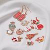 55pcs/Lot Mix Style Enamel Christmas Charms DIY for Bracelets Earrings Keychain Pendant Charms Jewelry Making Accessories